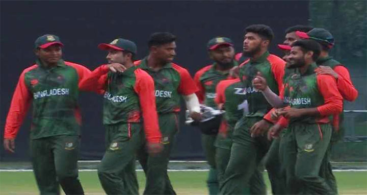 নাটকীয় জয়ে সেমিফাইনালে বাংলাদেশ