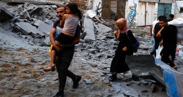 গাজায় ১ লাখ ২৩ হাজার মানুষ গৃহহীন : জাতিসংঘ