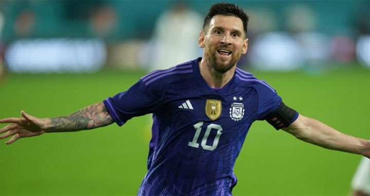 মেসি ম্যাজিকে আর্জেন্টিনাল টানা চতুর্থ জয়