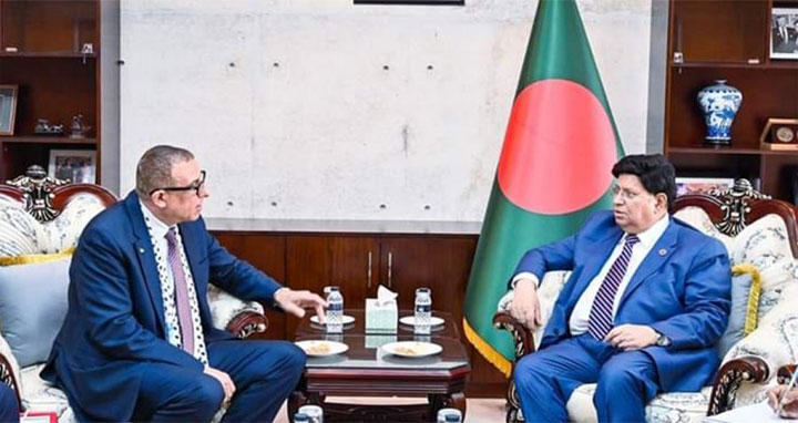 পররাষ্ট্রমন্ত্রীর সঙ্গে ফিলিস্তিনি রাষ্ট্রদূতের সাক্ষাৎ