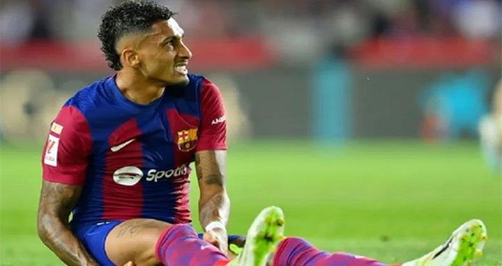 হ্যামস্ট্রিং ইনজুরিতে মাঠের বাইরে রাফিনহা