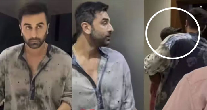 পাপারাজ্জিকে টেনেহিঁচড়ে নিয়ে গেলেন রণবীর কাপুর