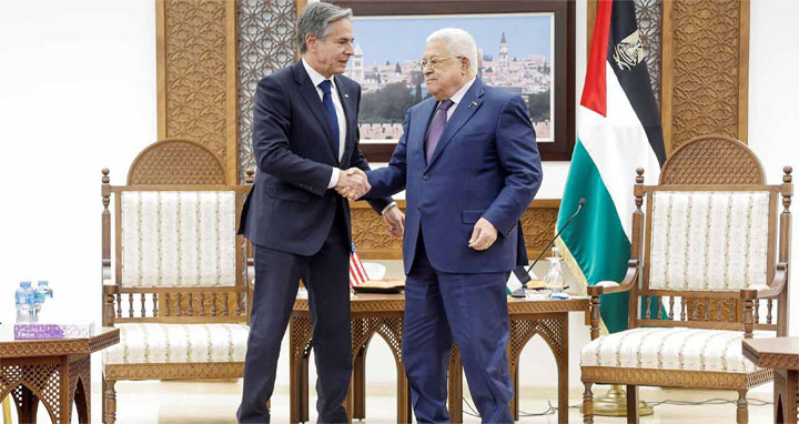 গাজার ভবিষ্যৎ নির্ধারণ করবে ফিলিস্তিনি কর্তৃপক্ষ : ব্লিনকেন