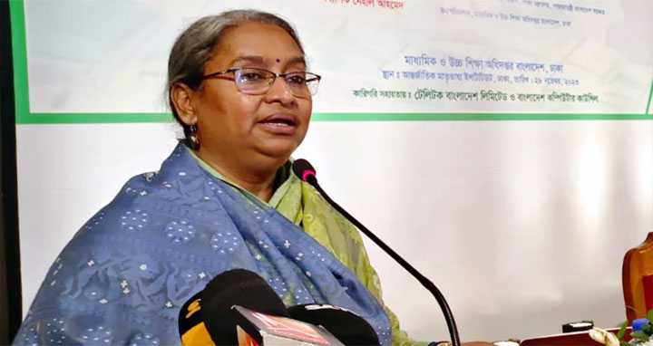 ডিজিটাল লটারিতে ভর্তিবাণিজ্য দূর হয়েছে : শিক্ষামন্ত্রী