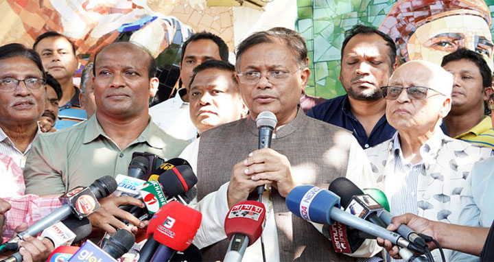 রাজনৈতিক দলের সঙ্গে সংলাপ হয়, আগুন সন্ত্রাসীদের সঙ্গে নয় : তথ্যমন্ত্রী