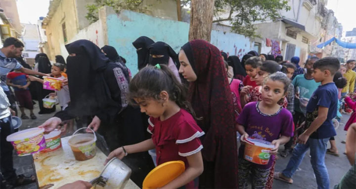 ভয়ংকর ক্ষুধা সংকটের মুখে গাজা : জাতিসংঘ