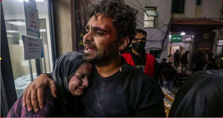 ইসরায়েলি সেনারা ঢুকে পড়ায় গাজার কেন্দ্রস্থল ছাড়ছে ফিলিস্তিনিরা