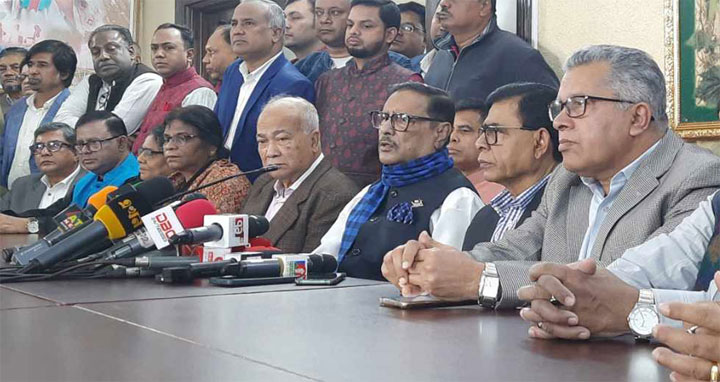 ট্রেনে নাশকতা নির্বাচন বন্ধের ষড়যন্ত্র : কাদের