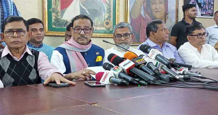 বিএনপির অসংলগ্ন বক্তব্য পাগলের প্রলাপ : ওবায়দুল কাদের