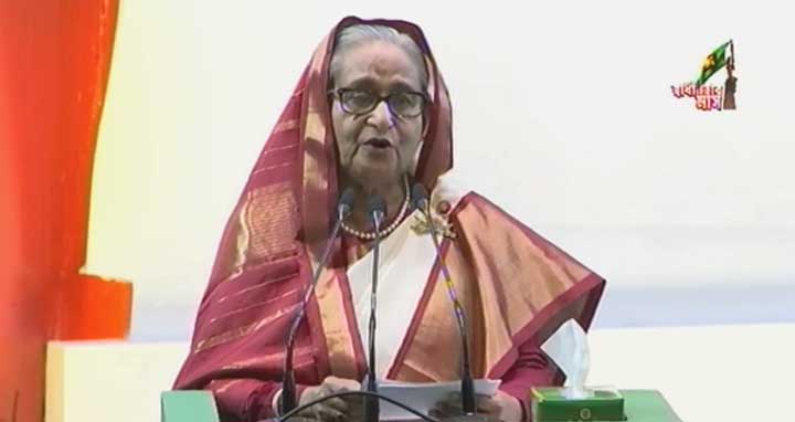 দেশের মানুষের ভাগ্য পরিবর্তনে কাজ করছি : প্রধানমন্ত্রী