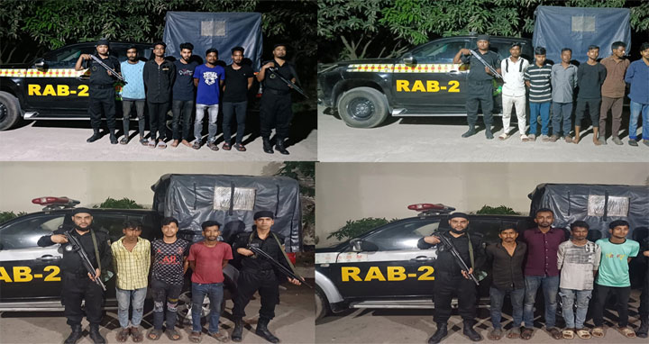 ঢাকায় কিশোর গ্যাংয়ের ২৫ সদস্য আটক