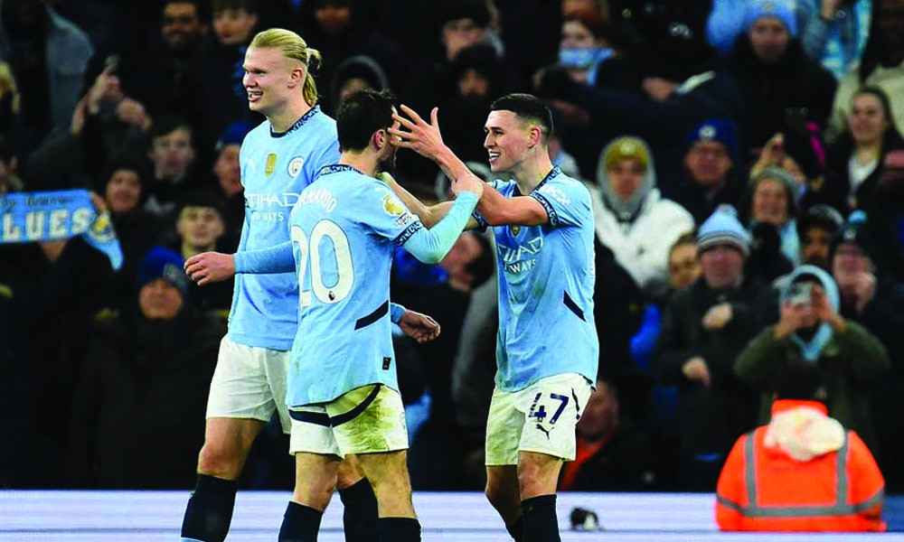 চেলসিকে হারিয়ে চারে সিটি