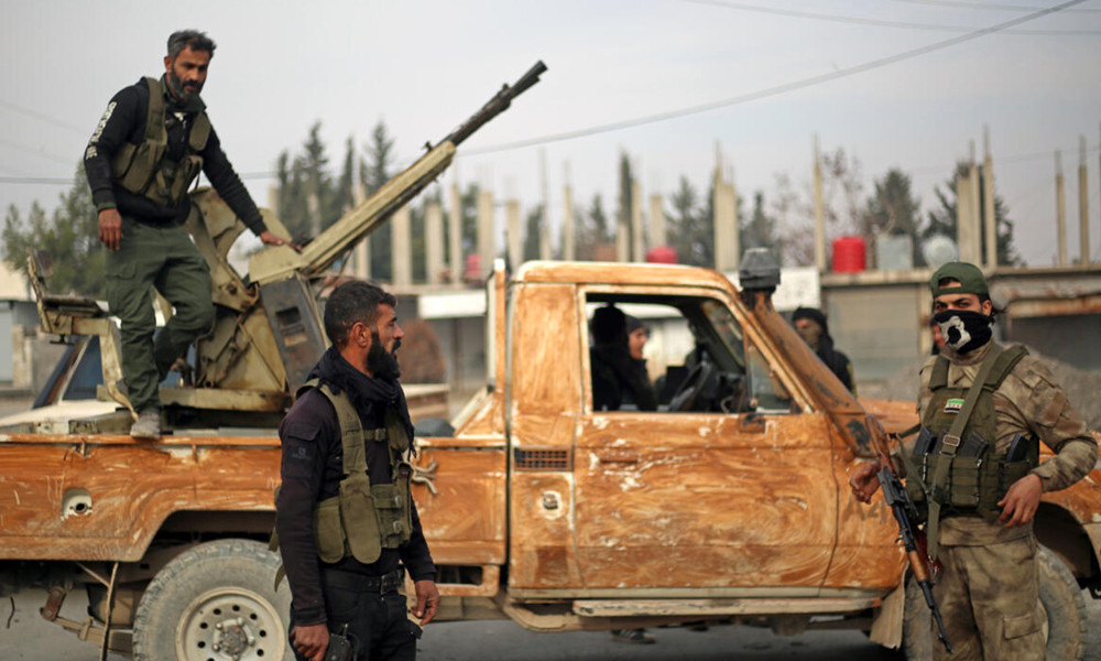 সিরিয়ায় তুর্কি ড্রোন হামলায় ৪ বেসামরিক নিহত