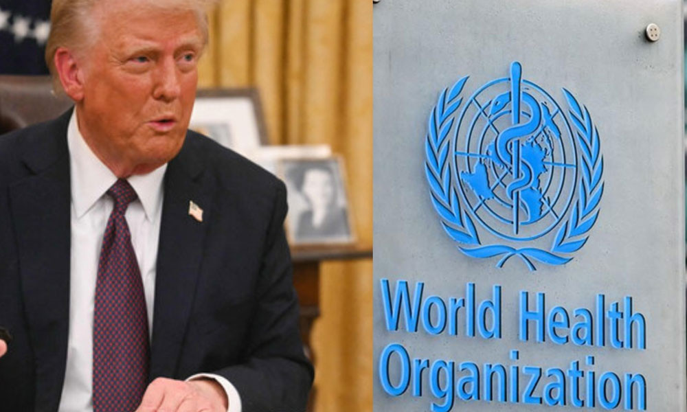 ডব্লিউএইচও থেকে বেরিয়ে যেতে ট্রাম্পের সই