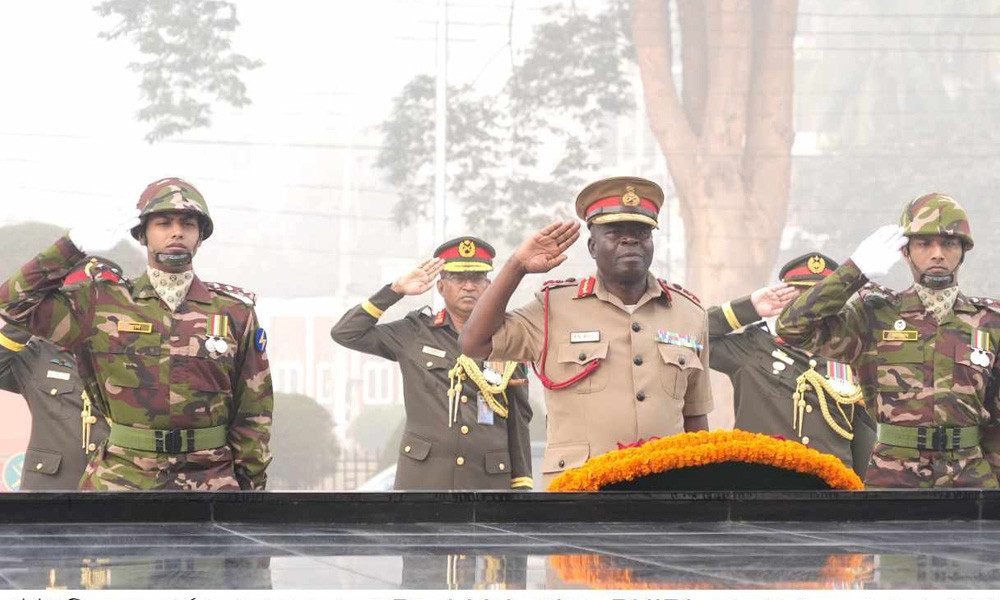 সেনাপ্রধানের সঙ্গে মালাউই ডিফেন্স ফোর্স কমান্ডারের সৌজন্য সাক্ষাৎ