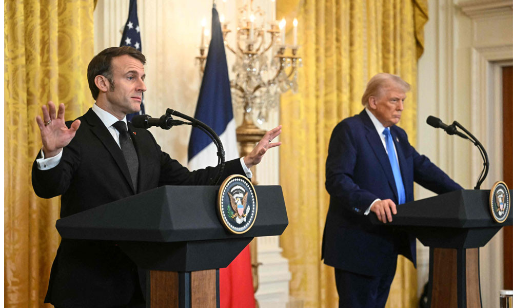 ইউক্রেন নিয়ে ট্রাম্প-ম্যাখোঁর বৈঠক, দুই নেতার রয়েছে মতপার্থক্য