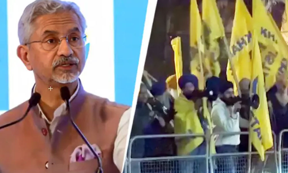 যুক্তরাজ্যে জয়শঙ্করের ওপর হামলার চেষ্টা, ছেঁড়া হলো ভারতীয় পতাকা