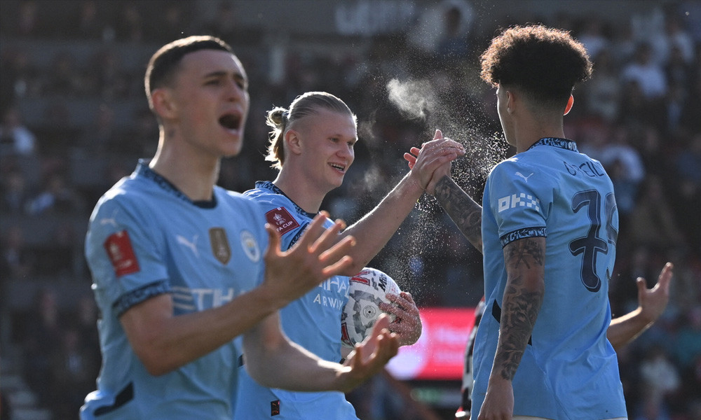 বোর্নমাউথকে হারিয়ে টানা সপ্তমবার সেমিতে সিটি