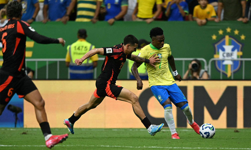 ভিনিসিয়ুসের শেষ মিনিটের জাদুতে কলম্বিয়াকে হারাল ব্রাজিল