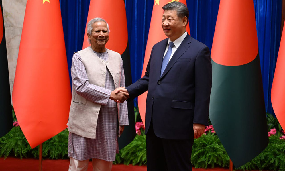 শি জিনপিংয়ের সঙ্গে বৈঠক করেছেন ড. ইউনূস