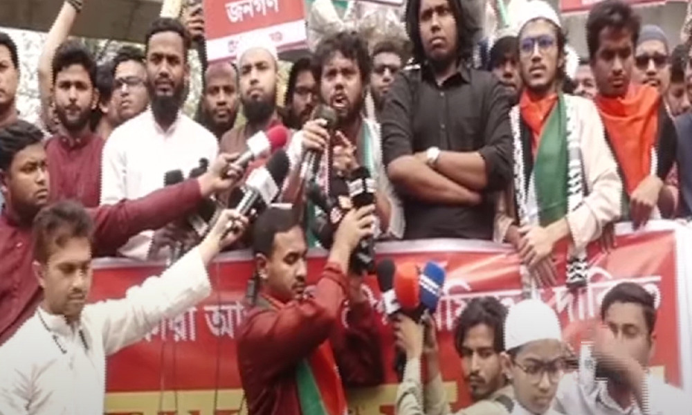 আ. লীগকে নিষিদ্ধ না করলে রাজপথ ছাড়ব না : হাদি