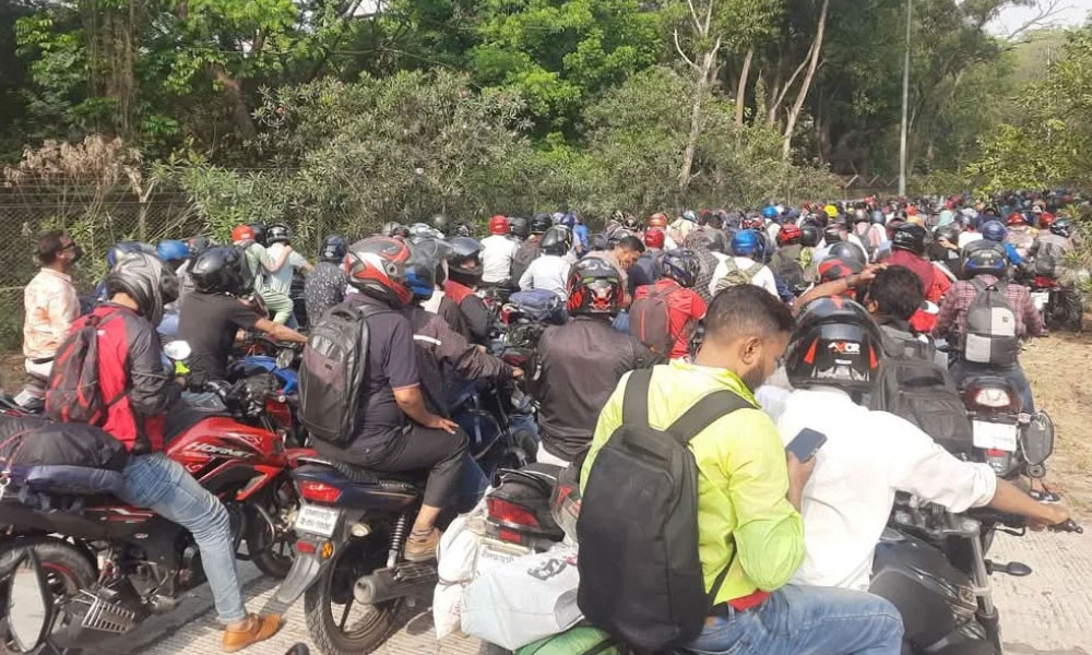 যমুনা সেতু‌তে ২৪ ঘণ্টায় ৯১৬১ মোটরসাইকেল পারাপার