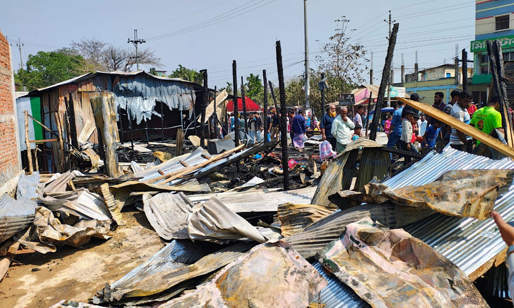 দীঘিনালার লারমা স্কয়ারে ফের আগুন