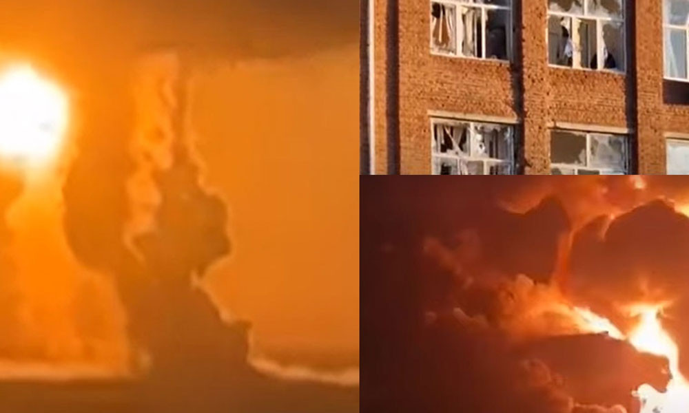 রুশ বোমারু বিমানঘাঁটিতে ইউক্রেনের ড্রোন হামলা, ভয়াবহ বিস্ফোরণ