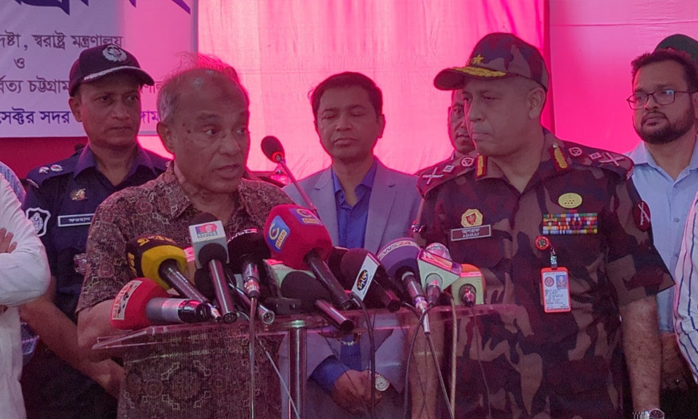 পাহাড়ে চাঁদাবাজি বন্ধে কঠোর নির্দেশনা দেওয়া হয়েছে : স্বরাষ্ট্র উপদেষ্টা