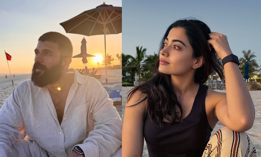 জন্মদিনে সমুদ্রসৈকতে একান্তে বিজয়-রাশমিকা!