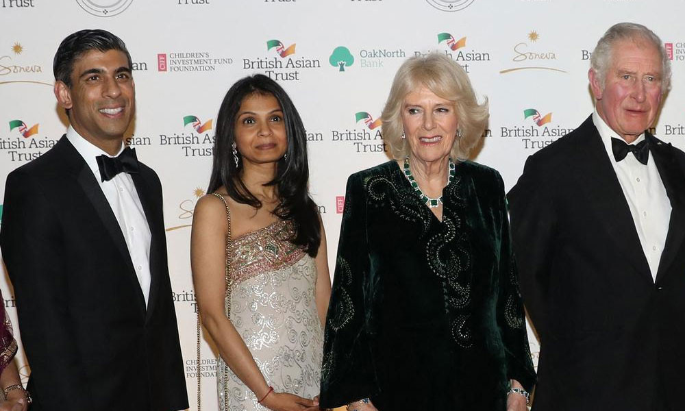 ঋষি সুনাক ও অক্ষতার সমপর্যায়ে পৌঁছাল রাজা চার্লসের সম্পদের পরিমাণ