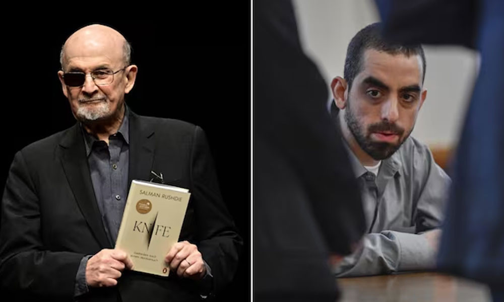 সালমান রুশদির ওপর হামলাকারীর ২৫ বছরের কারাদণ্ড