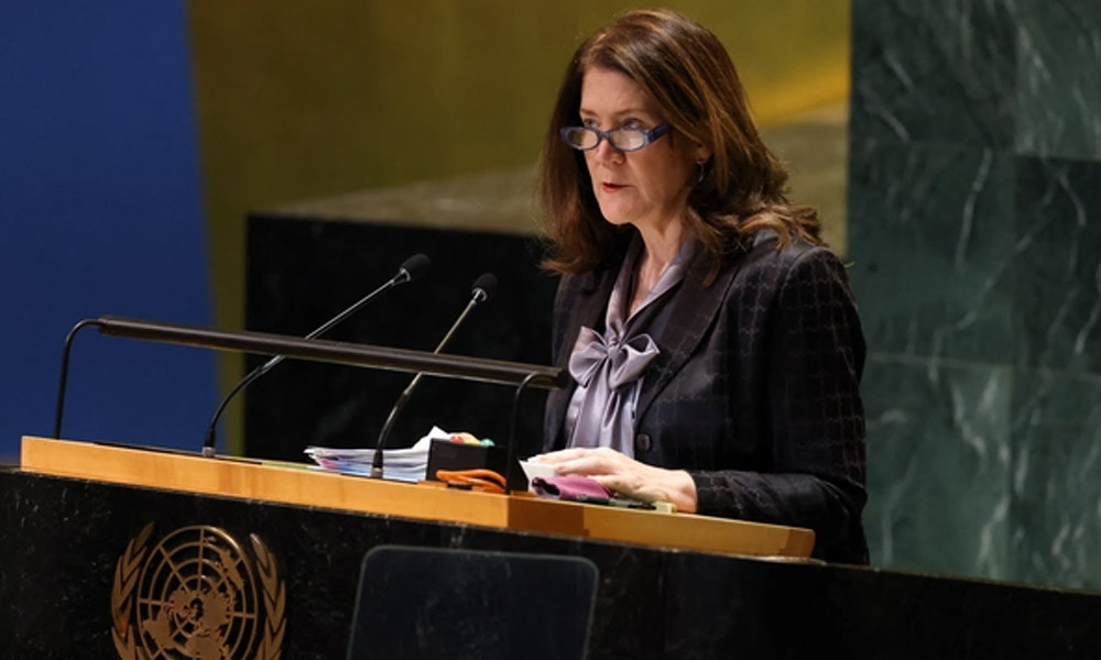 ‘মুখ ফসকে’ ইসরায়েলের বিপক্ষে বক্তব্য দিলেন মার্কিন রাষ্ট্রদূত