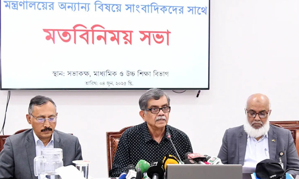 বদলির জন্য এক কোটি টাকা ঘুষের প্রস্তাব পেয়েছিলাম: শিক্ষা উপদেষ্টা