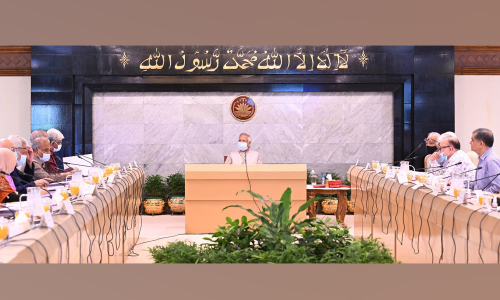 উপদেষ্টা পরিষদের সভায় প্রধান উপদেষ্টা