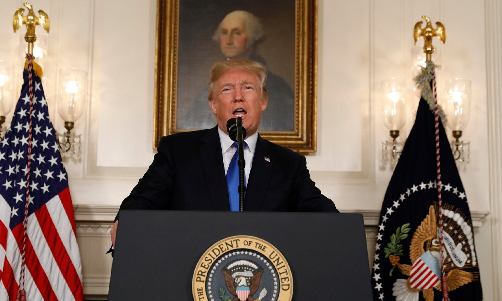 ইরানকে শান্তির আহ্বান, না হলে আরো বড় হামলার হুঁশিয়ারি ট্রাম্পের