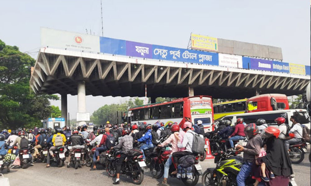 যমুনা সেতুতে ২৪ ঘণ্টায় টোল আদায় ২ কোটি ৮৬ লাখ টাকা