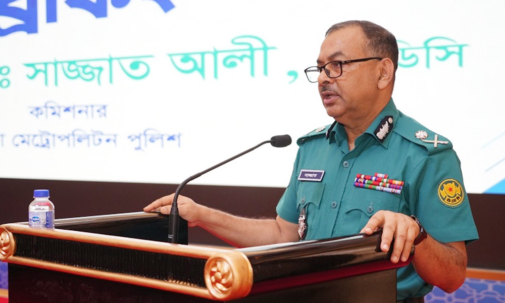 আদালতে জমা দেওয়া চার্জশিটের তুলনায় সাজার হার কম : ডিএমপি কমিশনার