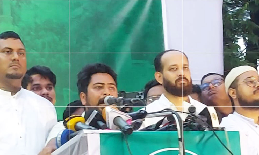 জুলাই সনদের ভিত্তিতেই আগামী নির্বাচন হতে হবে : নাহিদ ইসলাম