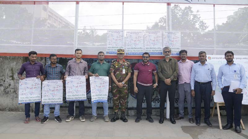 রাজধানীর ২৫ পোস্টার বোর্ড উদ্বোধন করলেন ডিএনসিসি প্রশাসক