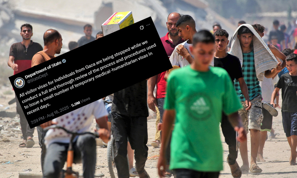 গাজাবাসীর জন্য যুক্তরাষ্ট্রের ভিসা ইস্যু স্থগিত