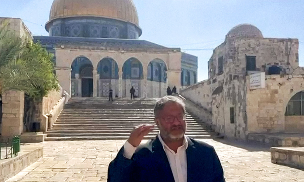 আল-আকসায় ইসরায়েলি মন্ত্রীর প্রার্থনা নিয়ে ক্ষোভ