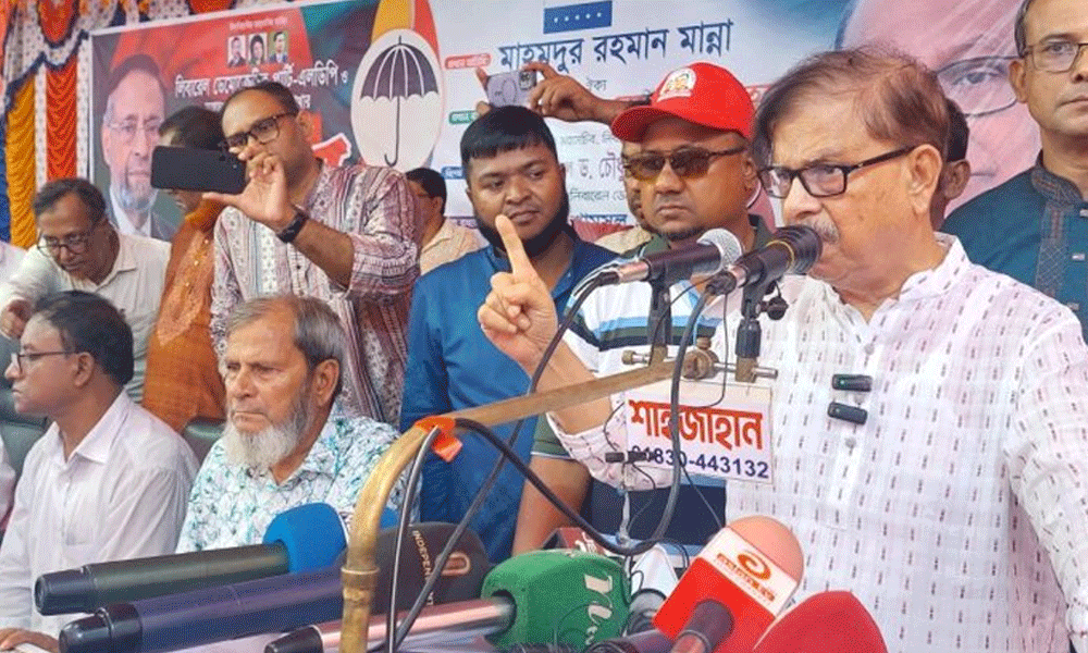 কোনো খারাপ মানুষকে ভোট দিয়ে সংসদে পাঠাবেন না : মান্না