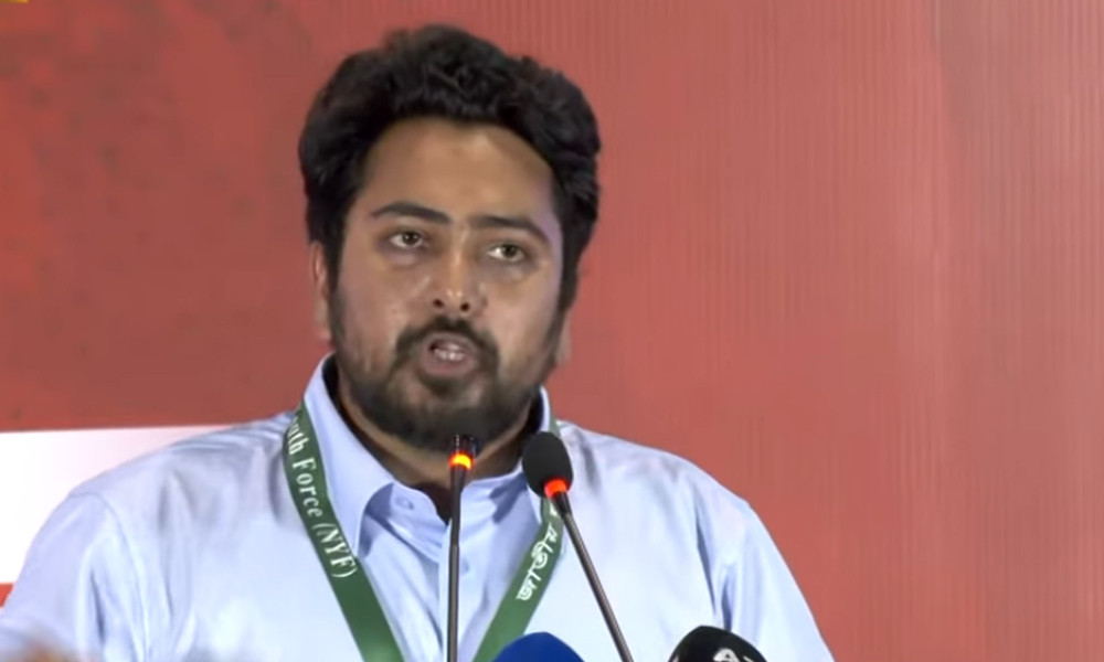 জুলাই সনদে একবিন্দু পর্যন্ত ছাড় দেব না : নাহিদ