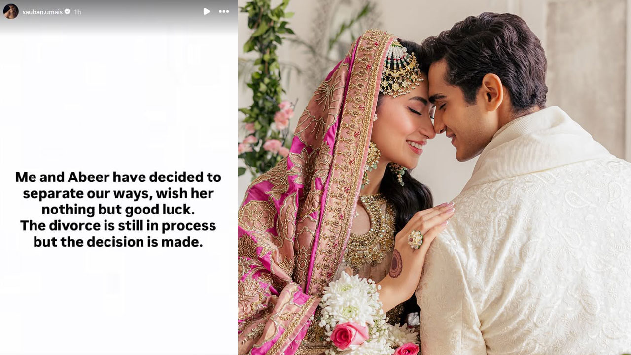 সাত মাসেই বিচ্ছেদের সিদ্ধান্ত নিল পাকিস্তানি তারকা দম্পতি