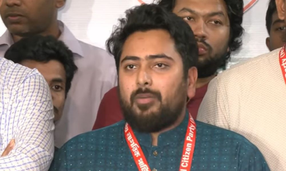 যুগপৎ আন্দোলনের সঙ্গে এনসিপি নেই : নাহিদ ইসলাম