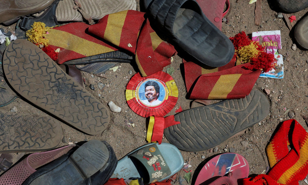 পদদলিতের ঘটনায় ‘ষড়যন্ত্র’ রয়েছে দাবি থালাপতির দলের