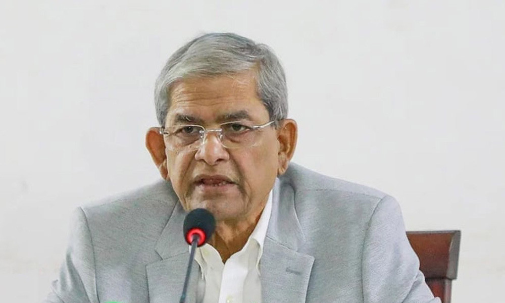 শাহজালালে অগ্নিকাণ্ডের ঘটনায় ফখরুলের বিবৃতি