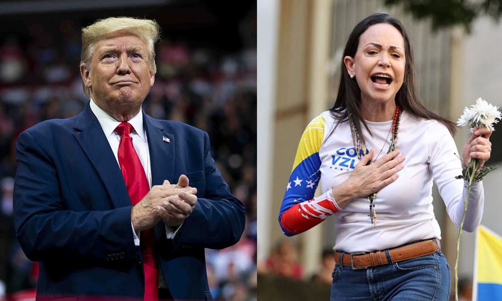 নোবেল পাওয়ার পর মাচাদোর সঙ্গে যে কথা বললেন ট্রাম্প