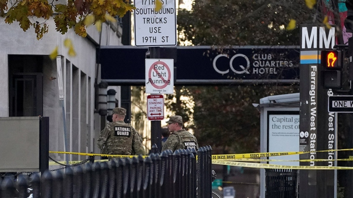 হোয়াইট হাউজের কাছে ন্যাশনাল গার্ডের ২ সেনাকে গুলি